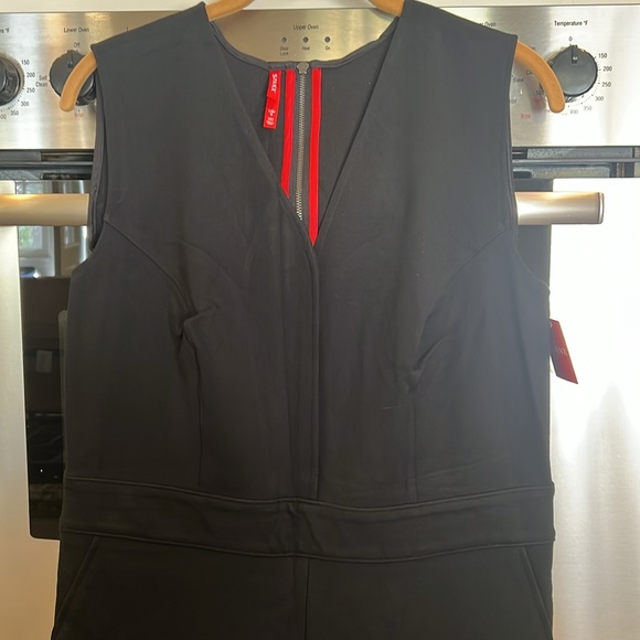 NWT SPANX Classic Black Sleeveless Jumpsuit - Picture 7 of 14